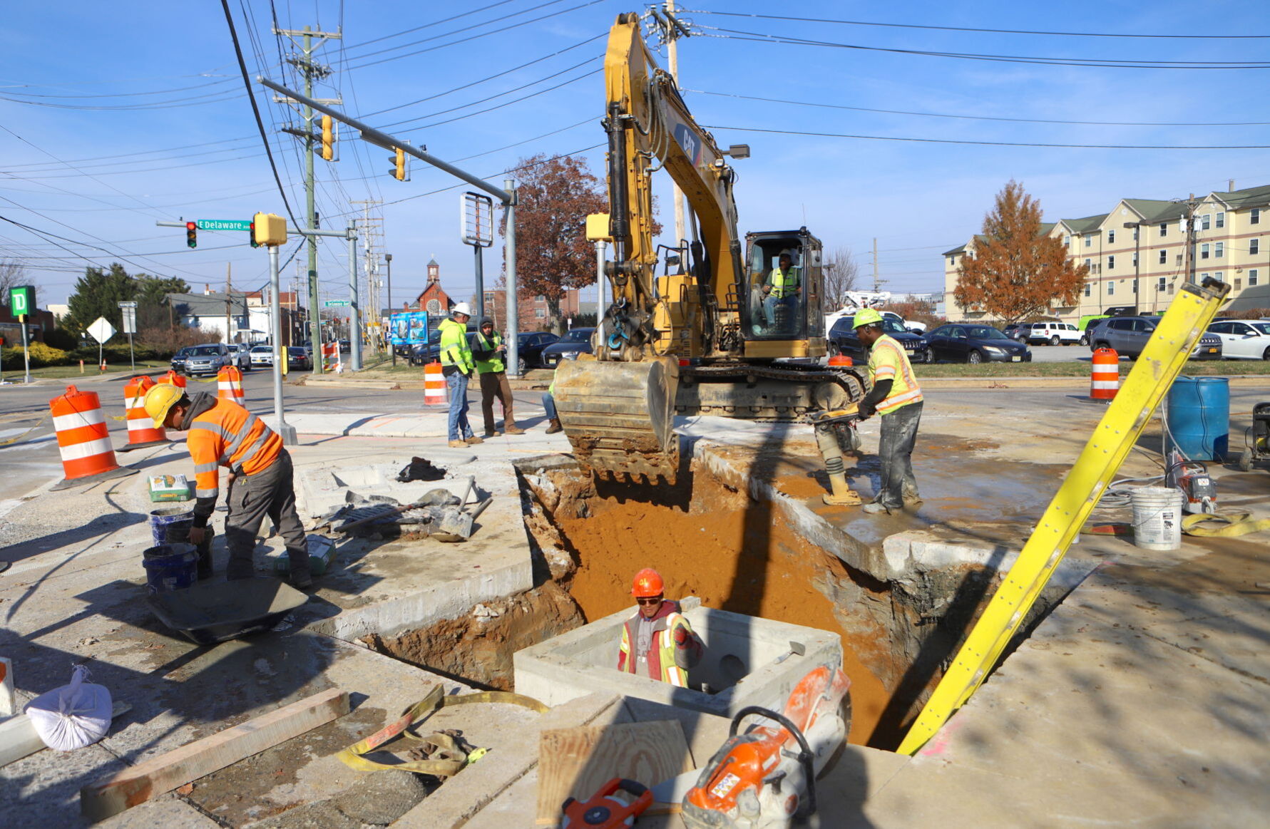 Delaware Avenue construction